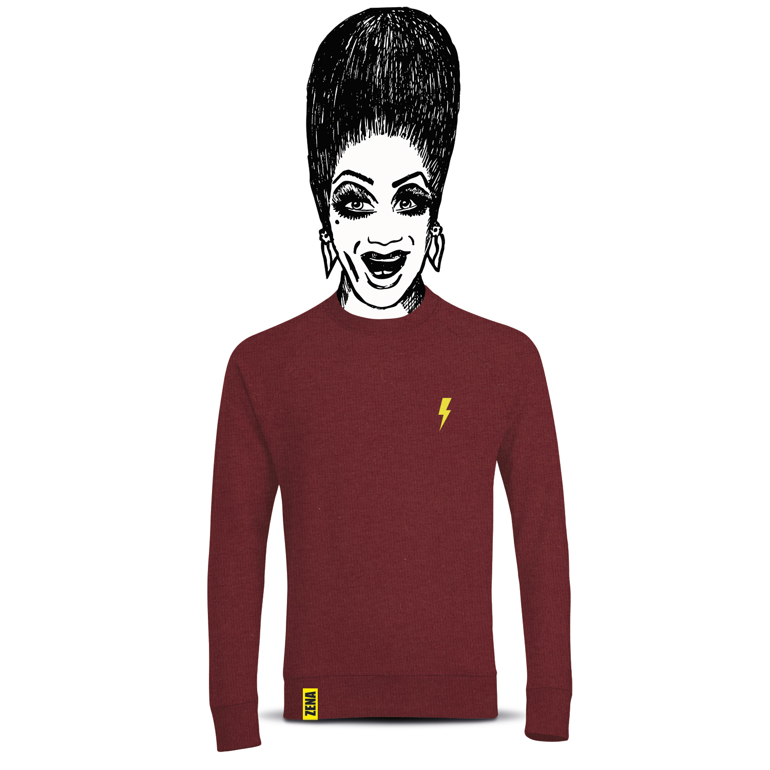 Zena Sweater Flash Burgundy