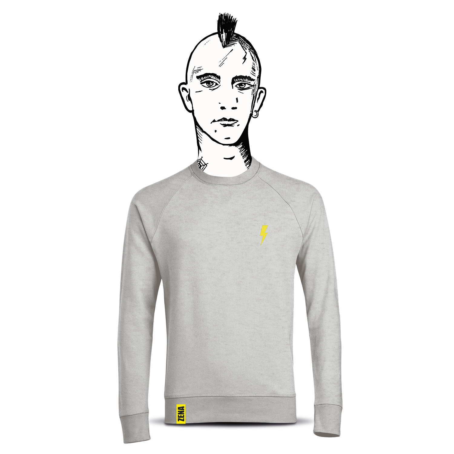 Zena Sweater Flash Heather Grey