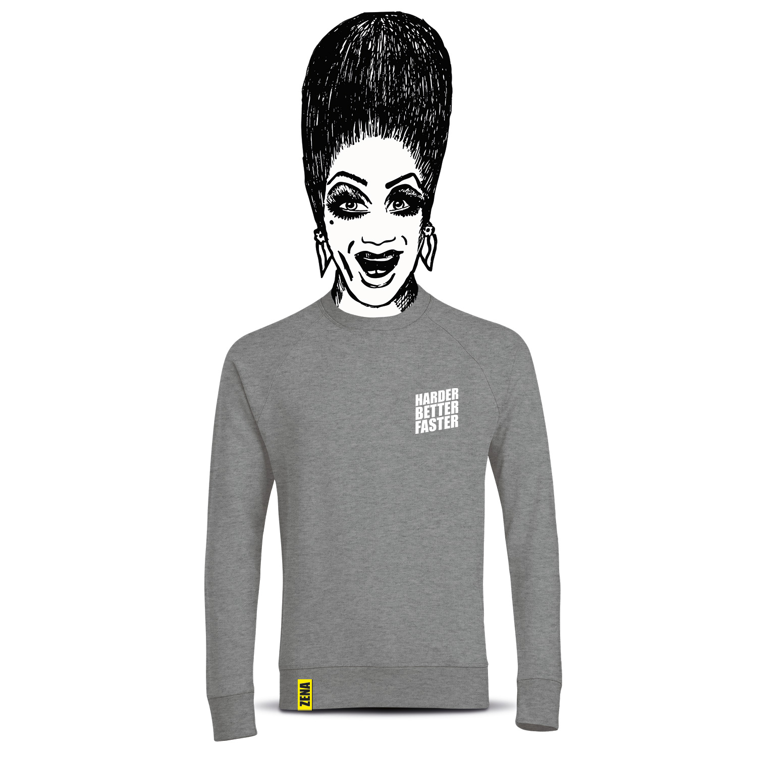 Zena Sweater HBF Mid Heather Grey