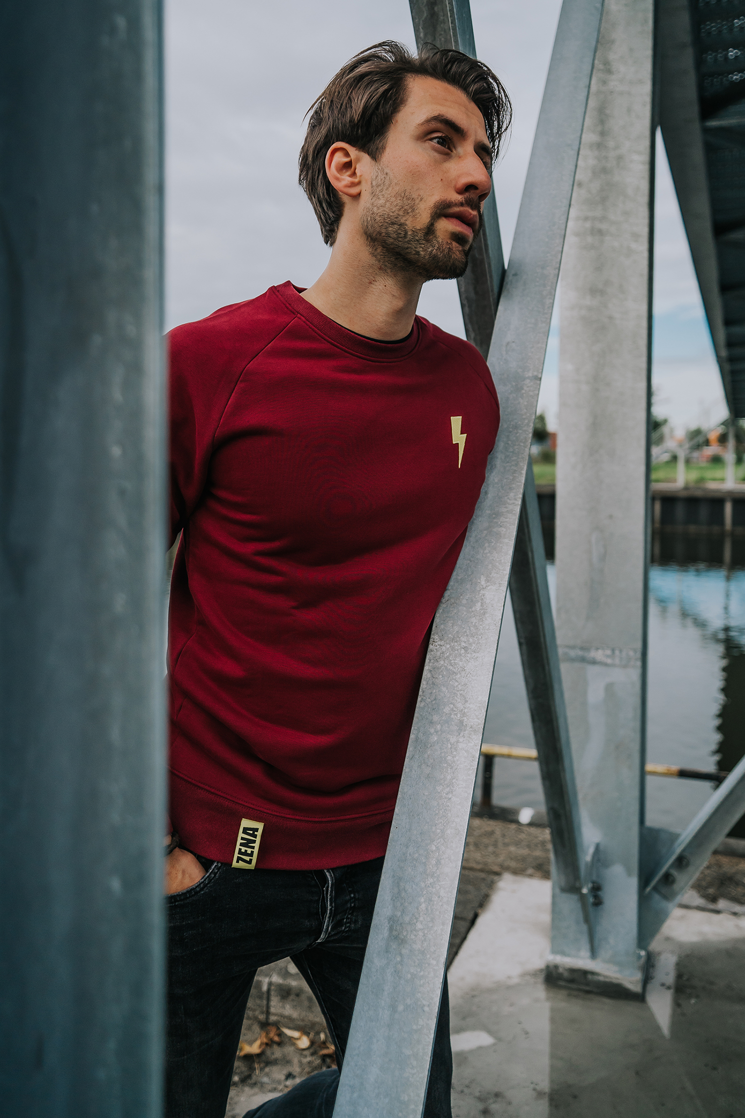 Zena Sweater Flash Burgundy