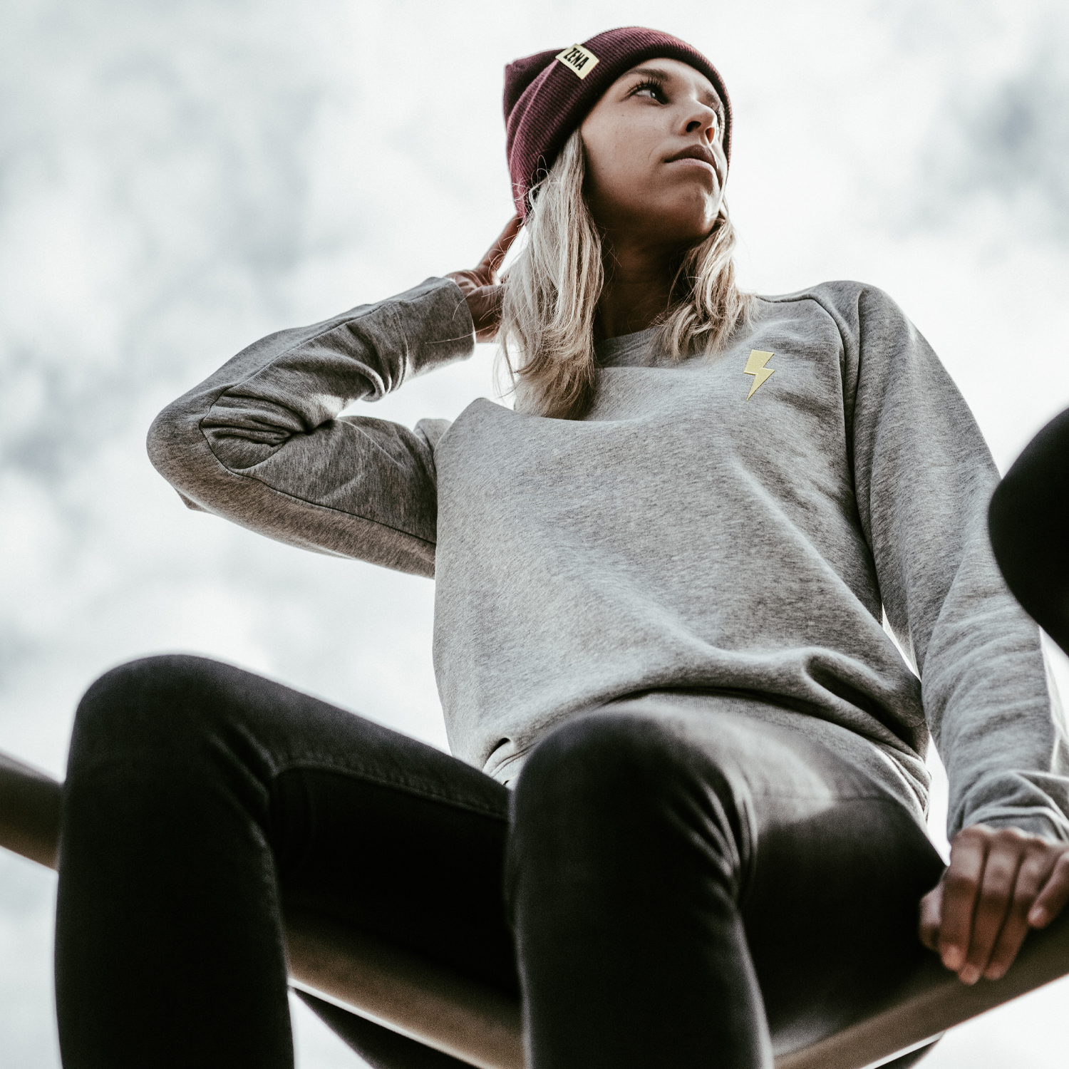 Zena Sweater Flash Heather Grey