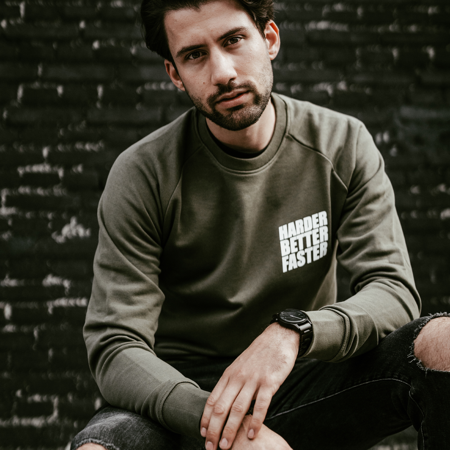 Zena Sweater HBF Khaki